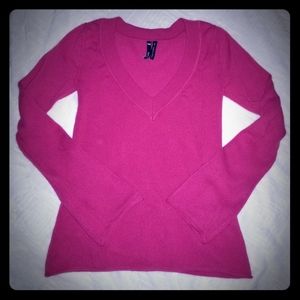 Small Hot Pink Fitted Sweater